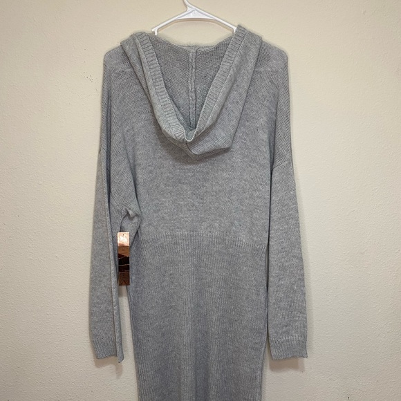 Almost Famous Gray Sweater Dress - Picture 2 of 4